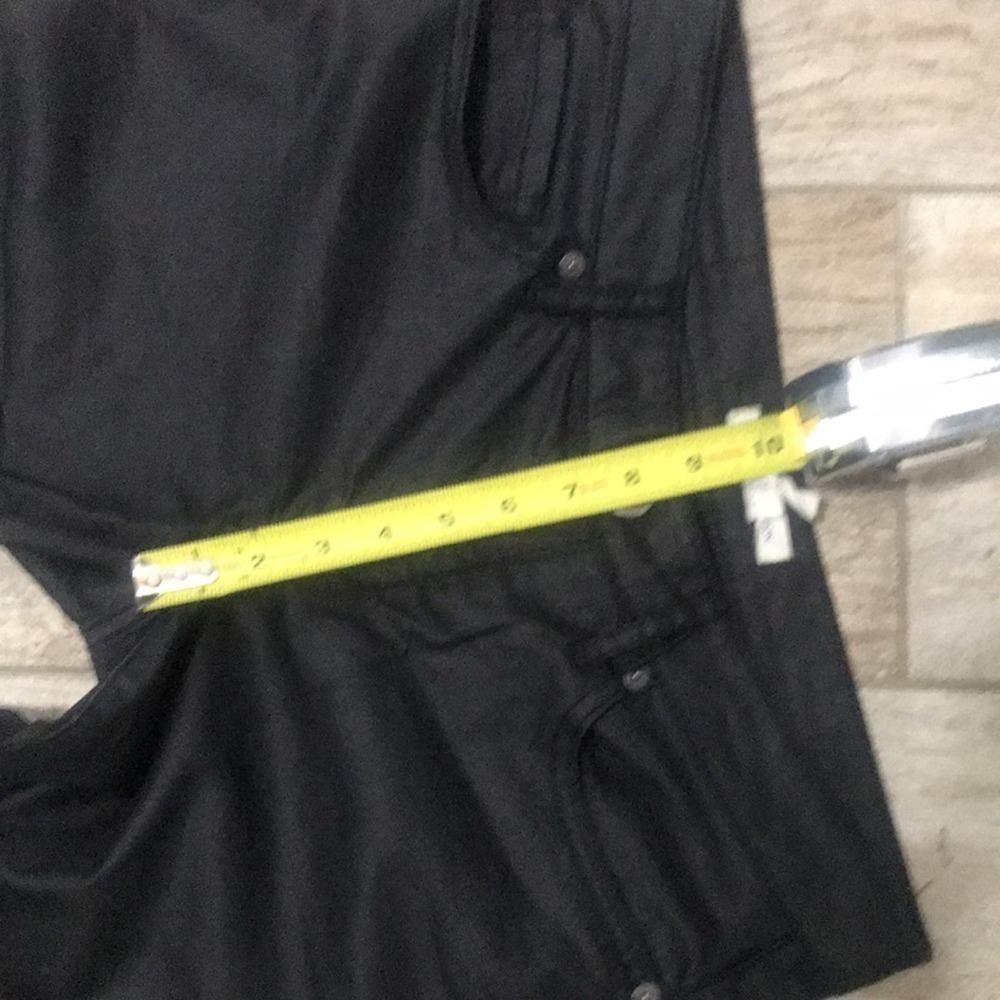 BCBGENERATION Black Night Wax Coated slim fit jeans size 28, like new! - Picture 6 of 10